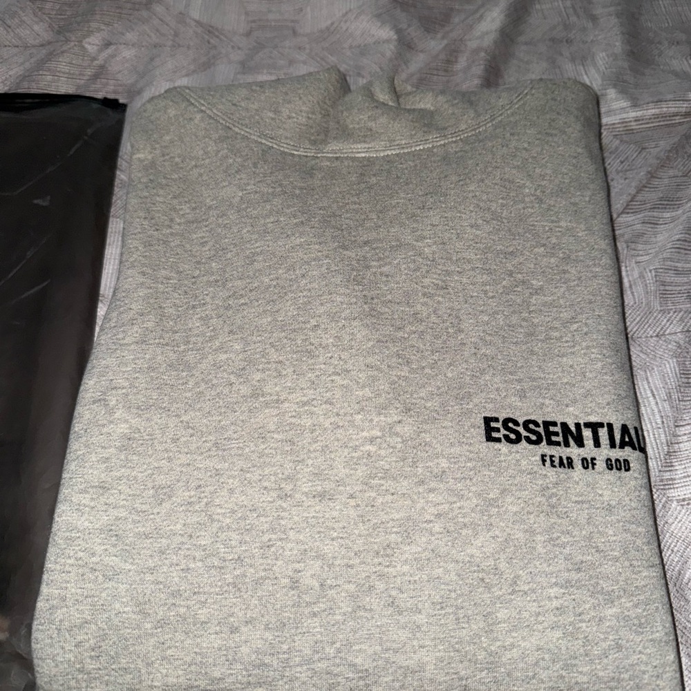 Fear of God Essentials Hoodie in Gray
